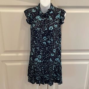 Corey Lynn Calter floral shift dress sz xs